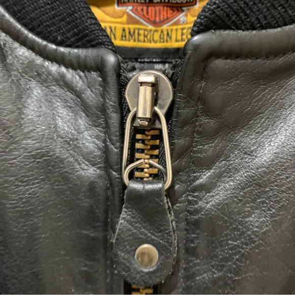 #SOLD# Harley Davidson RARE Mens 90th Anniversary embroidered bomber Jacket XL - Picture 8 of 16